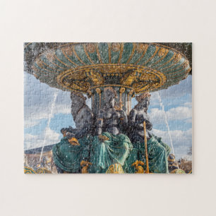 Quebra-cabeça Fonte marítima no local de la Concorde - Paris