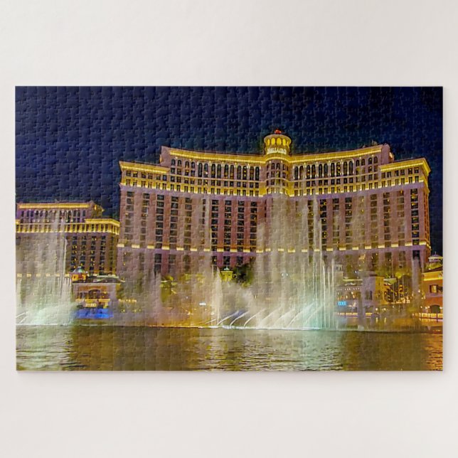 Quebra-cabeça Fontes de Água em Las Vegas (Horizontal)