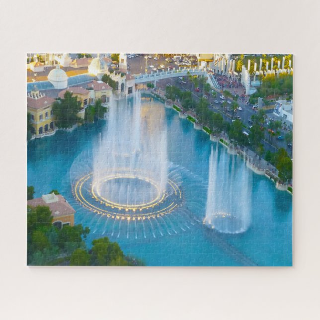 Quebra-cabeça Fontes de Água em Las Vegas (Horizontal)