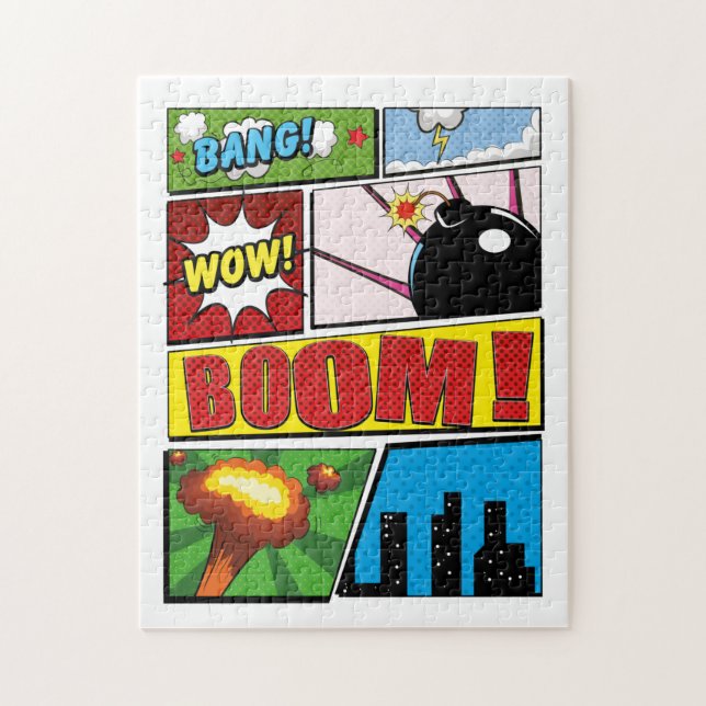 Quebra-cabeça Fontes de desenho da revista em quadrinhos! (Vertical)