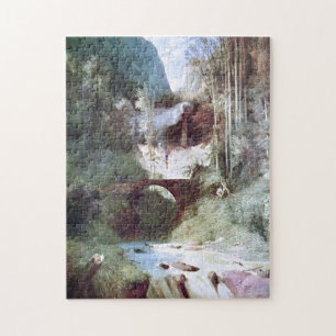 Quebra-cabeça Forest Canyon (por Carl Blechen)