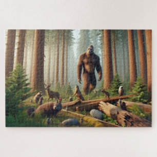 Quebra-cabeça Forest Guardian, Bigfoot, Wildlife