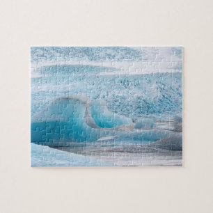 Quebra-cabeça Formações de Gelo Glacial Azul, Horizontal