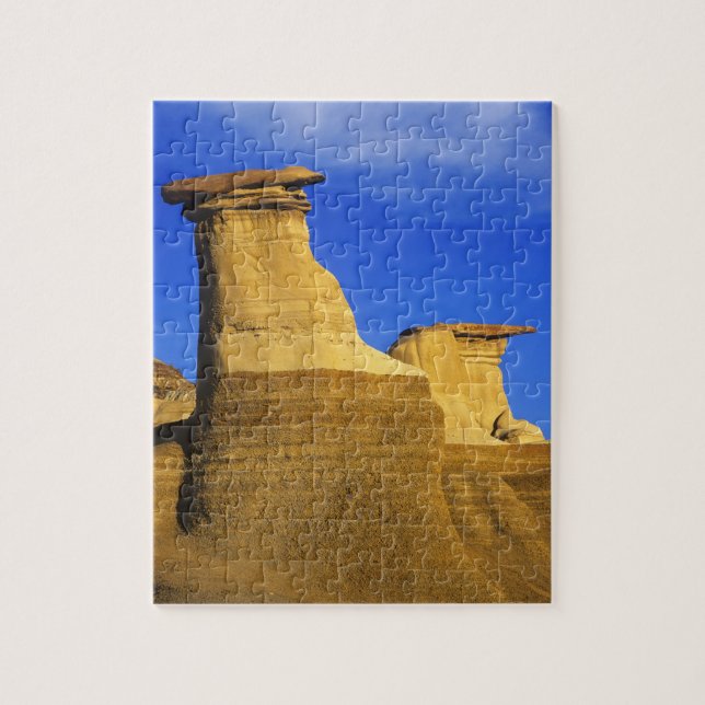 Quebra-cabeça Formações rochosas em Drumheller Alberta, Canadá 2 (Vertical)