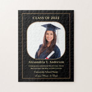 Quebra-cabeça Formando de Graduação Classe de Foto Personalizada