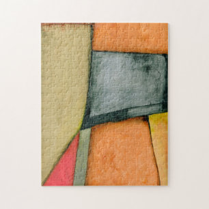 Quebra-cabeça Formas Geométricas Coloridas Contemporâneas