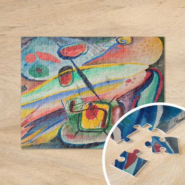 Quebra-cabeça Formulários abstrato | Rudolf Bauer (Criador carregado)