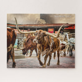 Quebra-cabeça Fort Worth Cattle Drive, Longhorn