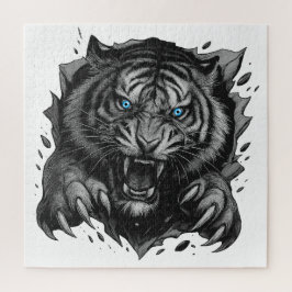 Quebra-cabeça Fortalecimento do Tigre Fierce: Negrito e Selvagem