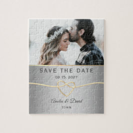 Quebra-cabeça Foto Casamento Save The Date