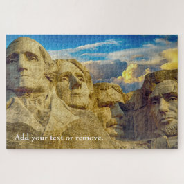 Quebra-cabeça Foto cêntrica: Memorial Nacional do Monte Rushmore