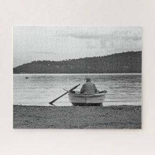 Quebra-cabeça Foto cultural do estilo de vida legal do pescador 