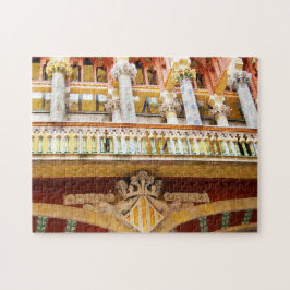 Quebra-cabeça Foto da Arquitetura Colorida da Espanha Barcelona