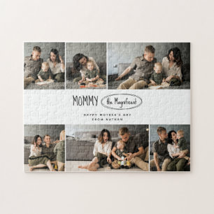 Quebra-cabeça Foto da família de Dias de as mães personalizados