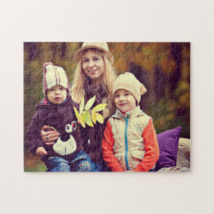 Quebra-cabeça Foto da família personalizada