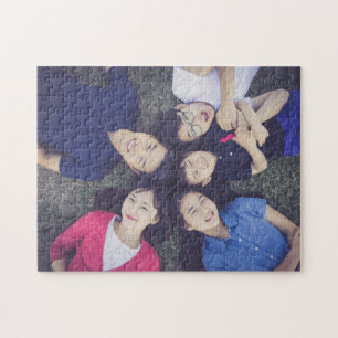Quebra-cabeça Foto da família personalizada