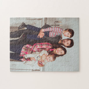 Quebra-cabeça Foto da família personalizada
