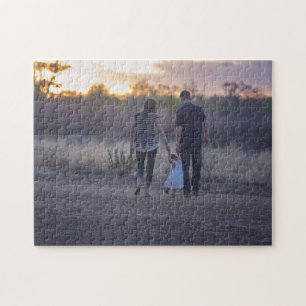 Quebra-cabeça Foto da família personalizada