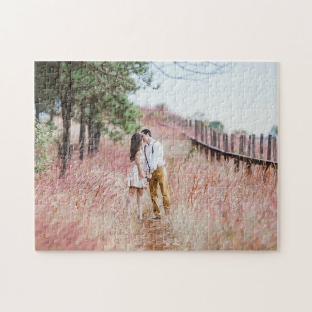 Quebra-cabeça Foto da família personalizada (Horizontal)