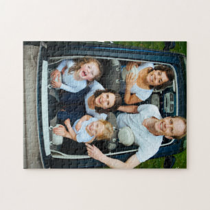 Quebra-cabeça Foto da família personalizada