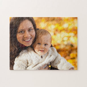 Quebra-cabeça Foto da família personalizada
