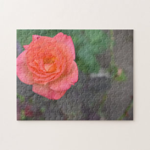 Quebra-cabeça Foto da Natureza Floral do Jardim Flor de Rosa de