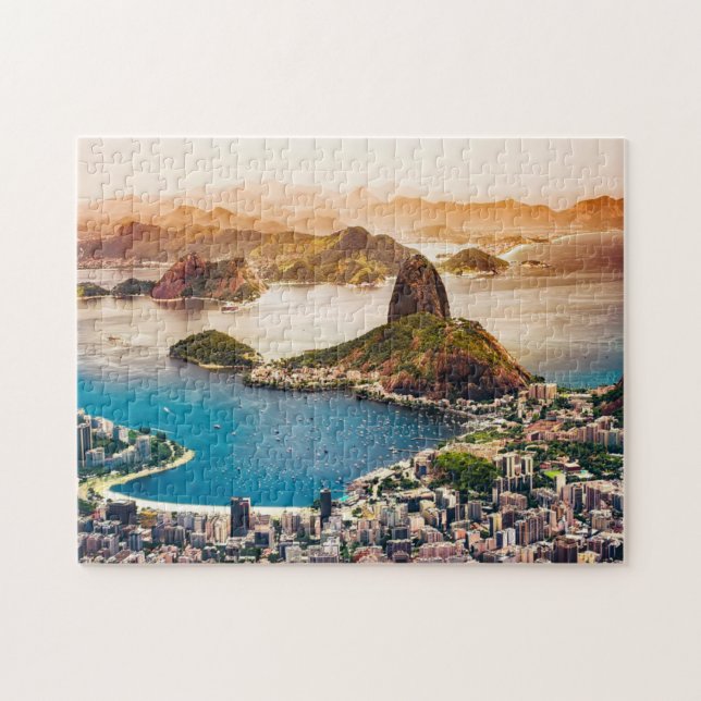Quebra-cabeça Foto da paisagem urbana do Rio de Janeiro (Horizontal)
