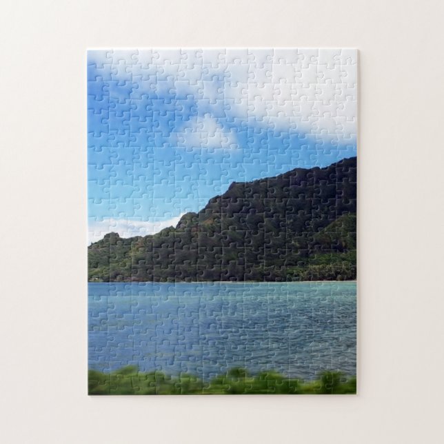 Quebra-cabeça Foto de água para Montanha criada como quebra-cabe (Vertical)