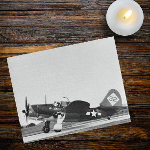 Quebra-cabeça Foto de Avião de Guerra Vintage de Caça da II Guer