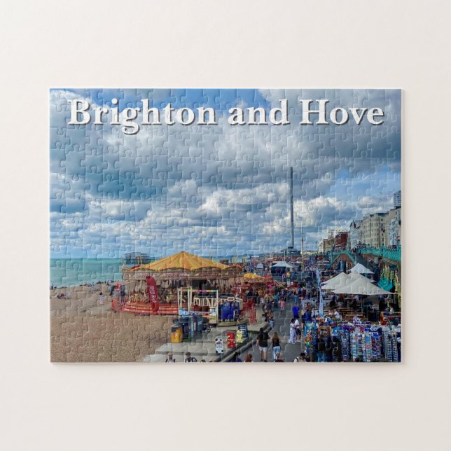 Quebra-cabeça Foto de Brighton e Hove Seafront (Horizontal)