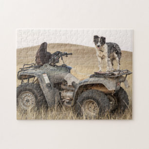 Quebra-cabeça Foto de Cão ATV em Massa