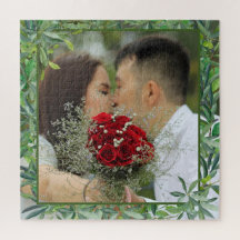 Foto de Casamento Greenery Modern Watercolor