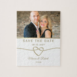 Quebra-cabeça Foto de Casamento Save The Date