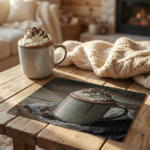 Foto de Chantilly de Chocolate Quente Aconchegante