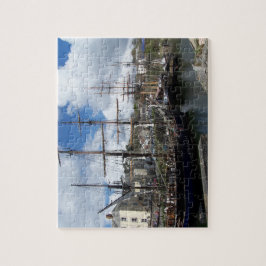 Quebra-cabeça Foto de Cornualha do porto de Charlestown dos