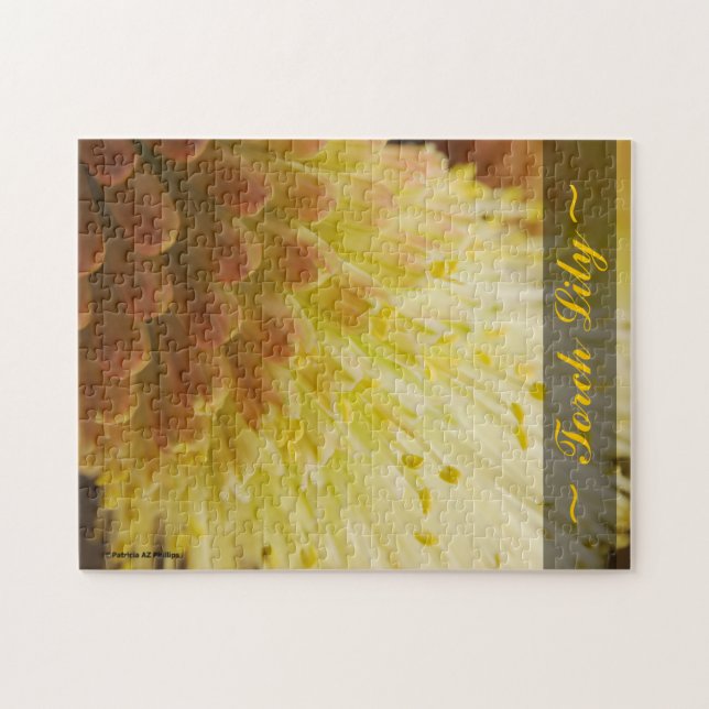 Quebra-cabeça Foto de Fecho da Lilha do Toque Radiante (Horizontal)