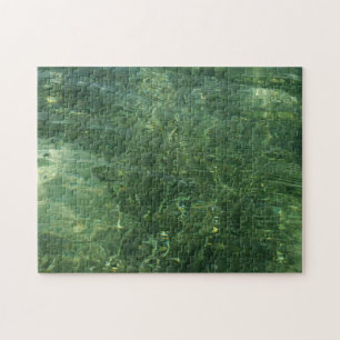 Quebra-cabeça Foto de Grama II (Azul e Verde)