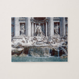 Quebra-cabeça Foto de Roma da fonte do Trevi difícil