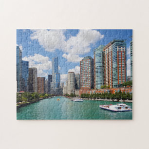 Quebra-cabeça Foto de Viagem de Skyline River City, de Chicago I