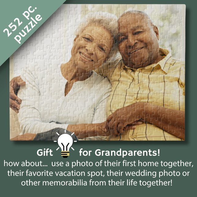 Quebra-cabeça Foto do Casal da Família Personalizada - 250 parte (Criador carregado)