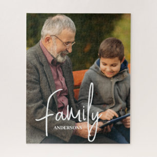 Quebra-cabeça Foto do cheio - Texto Vertical da Família de Scrip