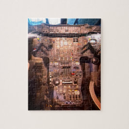 Quebra-cabeça Foto do convés de voo da aeronave supersônica