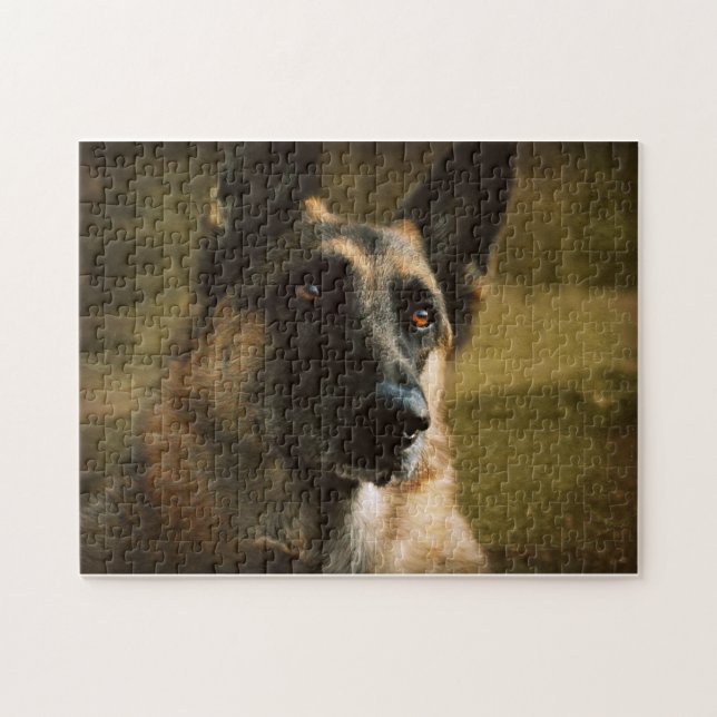 Quebra-cabeça Foto do german shepherd de Adoroing (Horizontal)