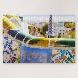 Quebra-cabeça Foto do Viagem de Guell Parc de Espanha Barcelona
