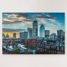 Quebra-cabeça Foto do Viagem Skyline City in Boston Massachusett