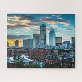Quebra-cabeça Foto do Viagem Skyline City in Boston Massachusett