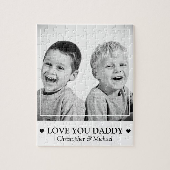 Quebra-cabeça Foto E Mensagem Personalizadas (Vertical)