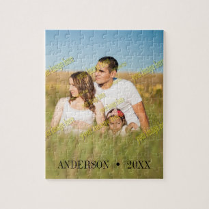 Quebra-cabeça Foto 🧩 Família ✨ Diversão Personalizada E Amigáve