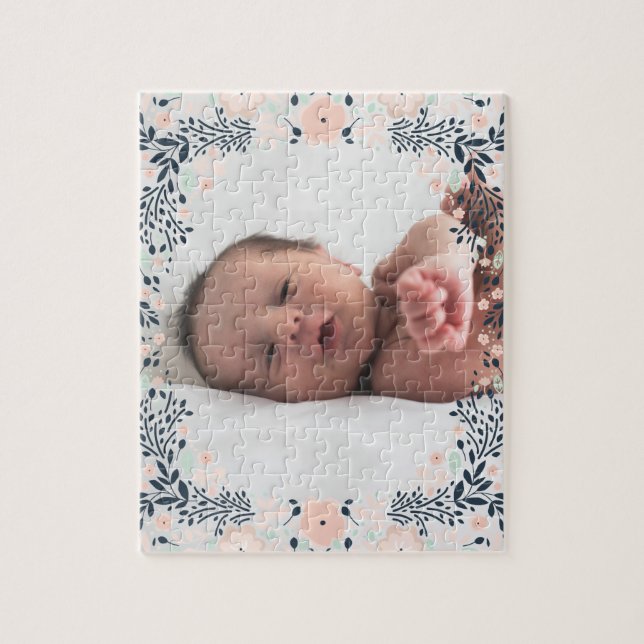 Quebra-cabeça Foto Floral do Pastel Botânico Mais Suave (Vertical)