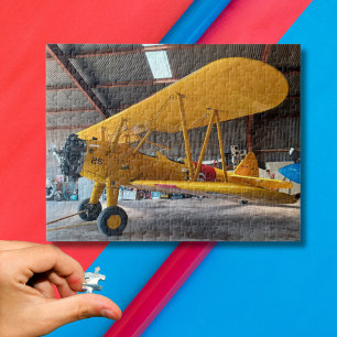 Quebra-cabeça Foto Legal do Avião Stearman, Família, Aviação 